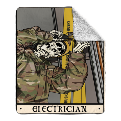 Electrician Fleece Blanket