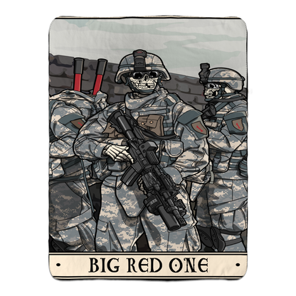 Big Red One Fleece Blanket