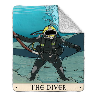 The Diver Fleece Sherpa Blanket