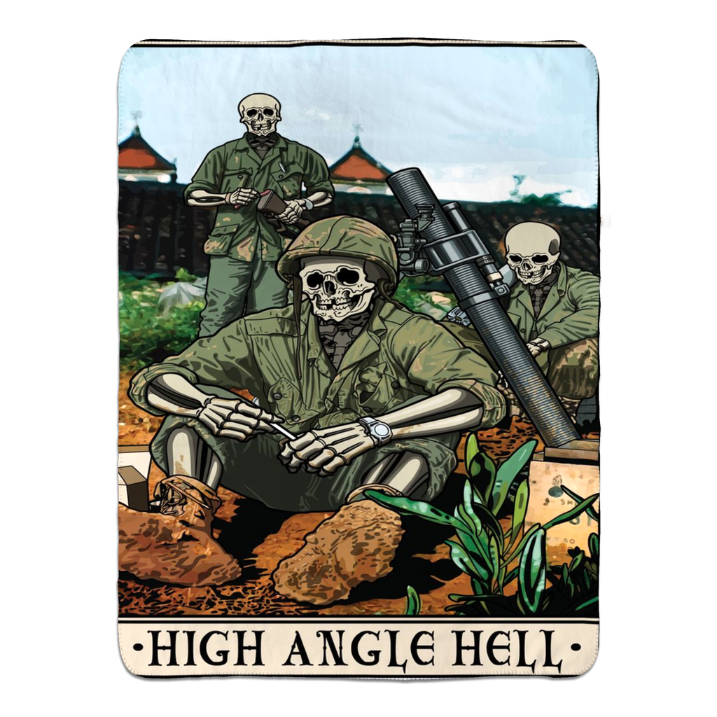 High Angle Hell Fleece Blanket
