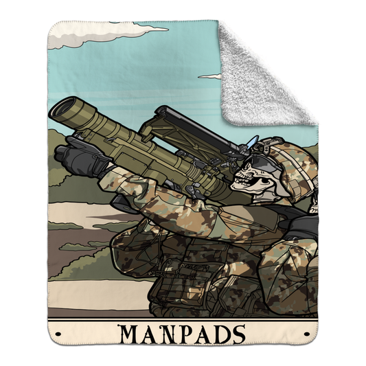 MANPADS Fleece Sherpa Blanket