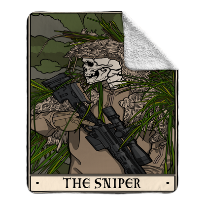 The Sniper Fleece Sherpa Blanket