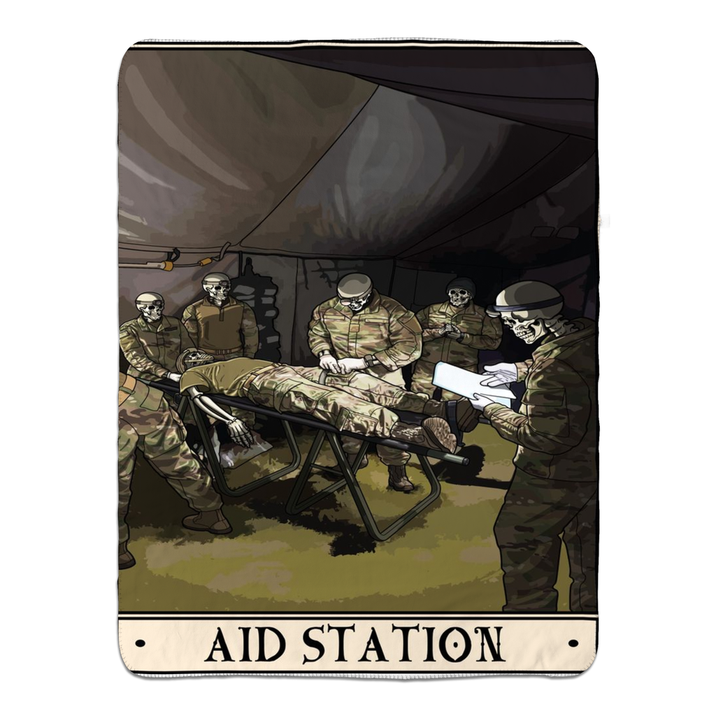 Aid Station Fleece Blanket