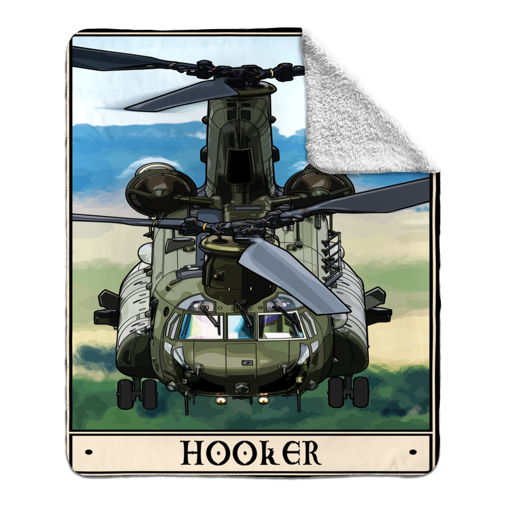 Hooker Fleece Blanket - 50x60 inch / White