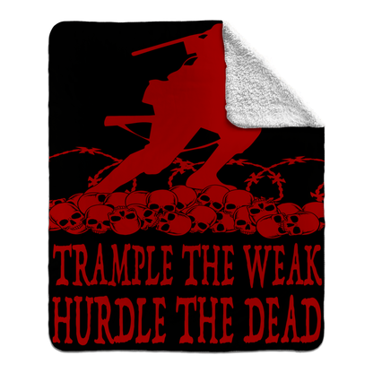 Hurdle The Dead Fleece Sherpa Blanket