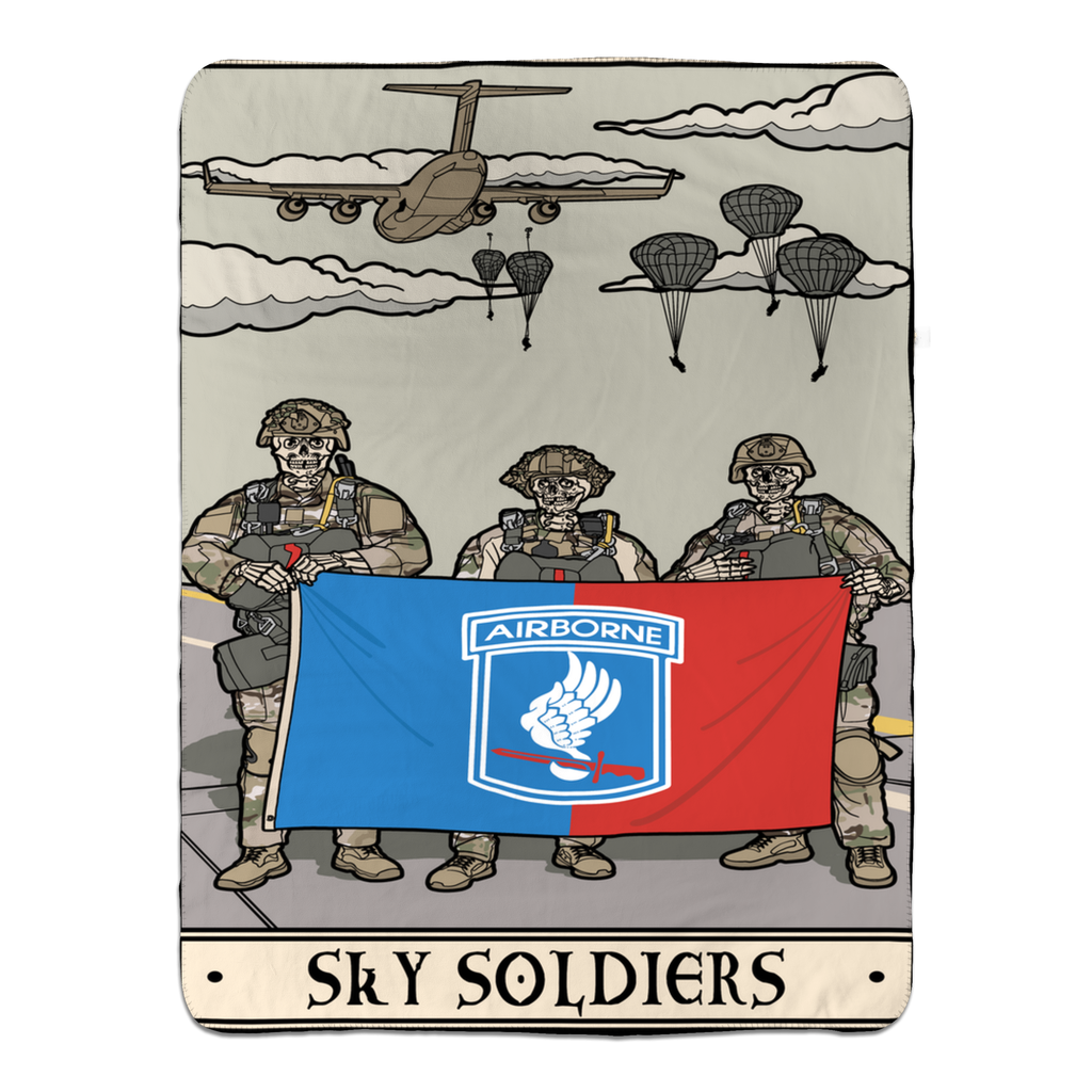 Sky Soldiers Fleece Blanket