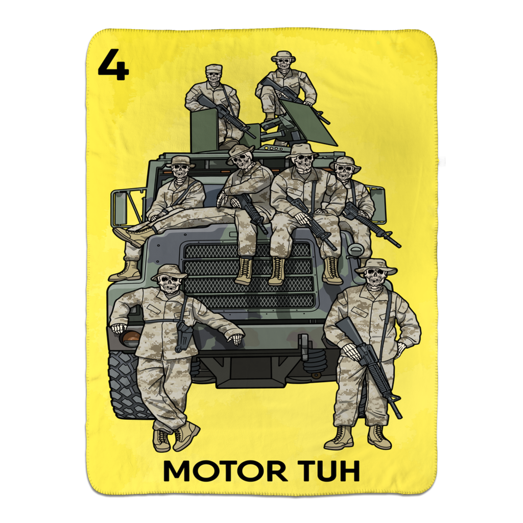 Motor Tuh Fleece Blanket