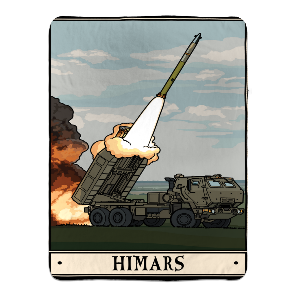 HIMARS Fleece Sherpa Blanket