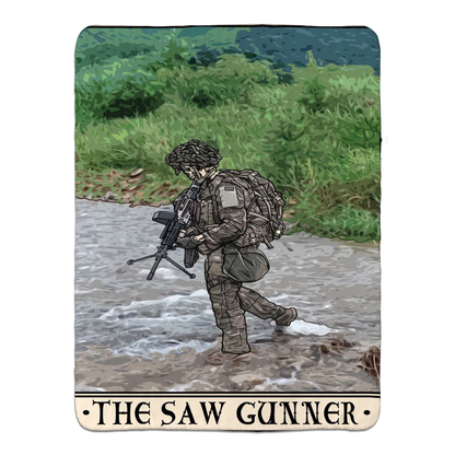 SAW Gunner Fleece Blanket