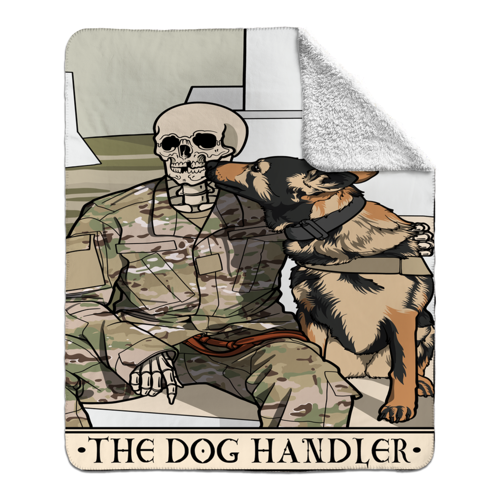 Dog Handler Fleece Blanket