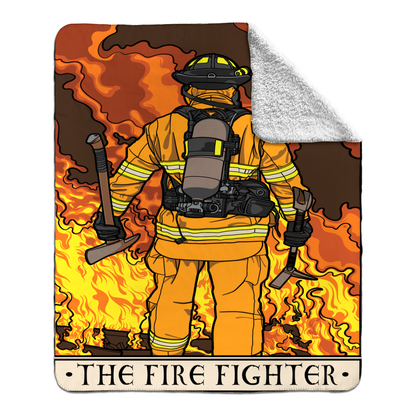 Firefighter Fleece Blanket