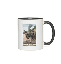 Frag Out Mug - 11 oz / White with Black Accents