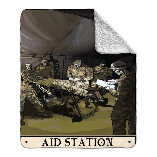 Aid Station Fleece Blanket