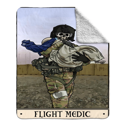 Flight Medic Fleece Blanket