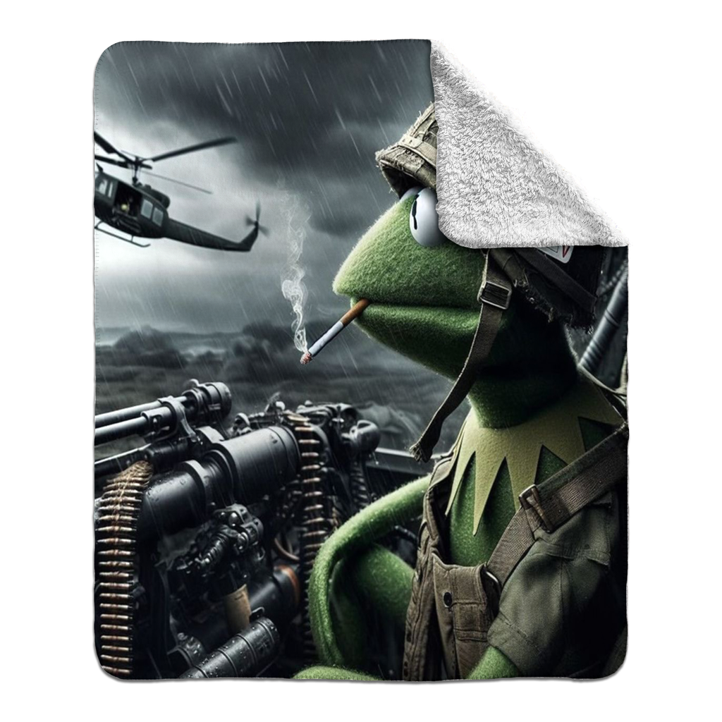 Sesame Sick Of This Place Fleece Blanket