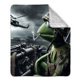 Sesame Sick Of This Place Fleece Blanket