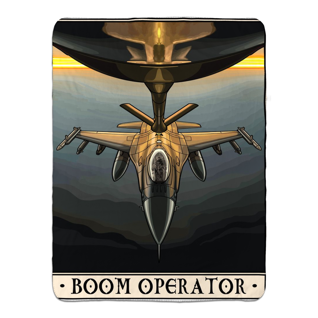 Boom Operator Fleece Blanket