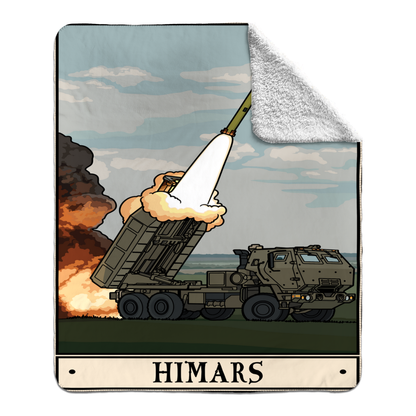 HIMARS Fleece Sherpa Blanket