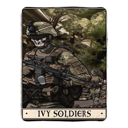 Ivy Soldiers Fleece Blanket