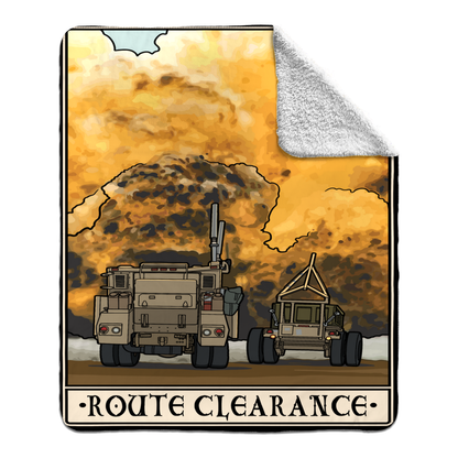 Route Clearance Fleece Blanket