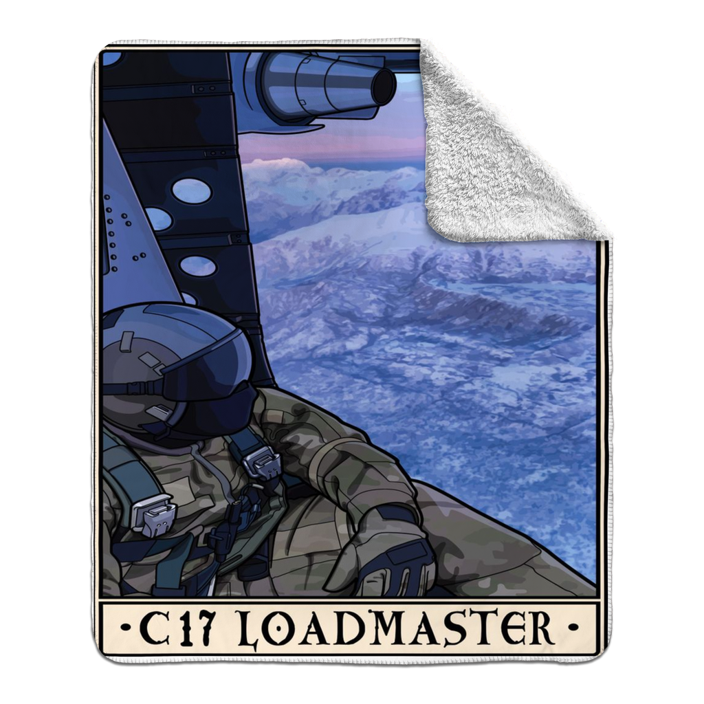 C17 Loadmaster Fleece Blanket