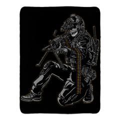 Belt Fed Fleece Blanket