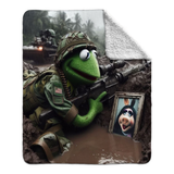 Missing Miss Piggy Fleece Blanket