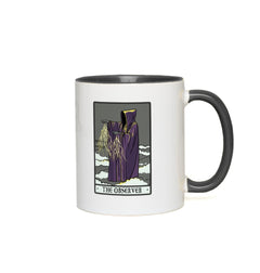 Observer Mug - 11 oz / White with Black Accents