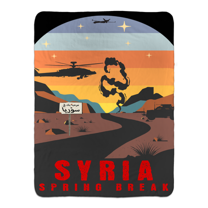 Syria Fleece Blanket