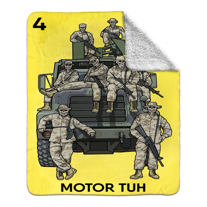 Motor Tuh Fleece Blanket