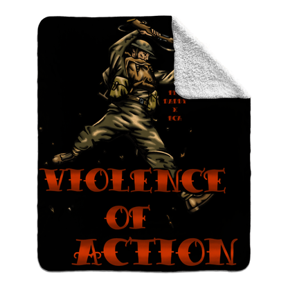 Violence Of Action Fleece Blanket