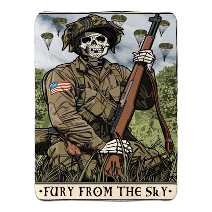 Fury From the Sky Fleece Blanket