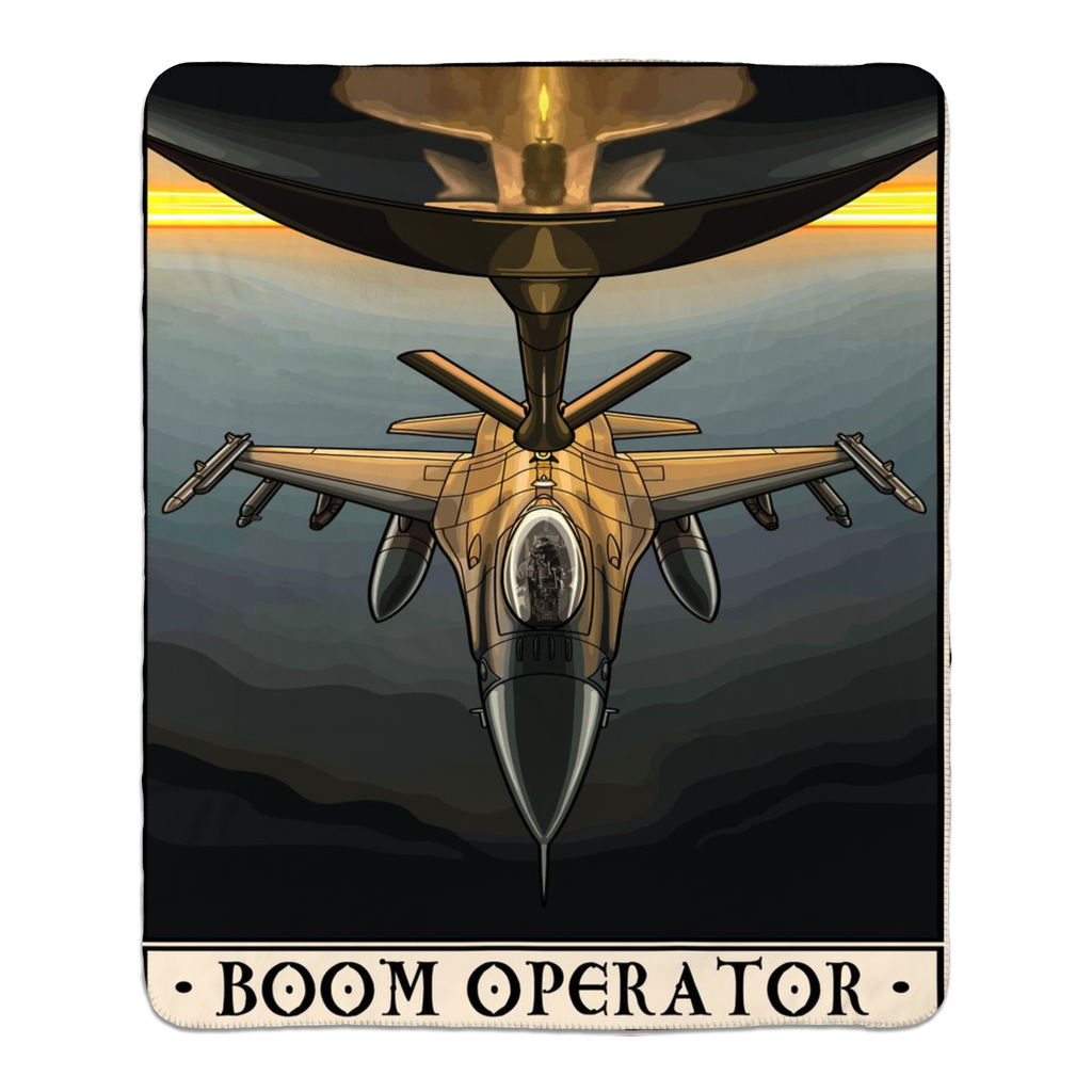 Boom Operator Fleece Blanket