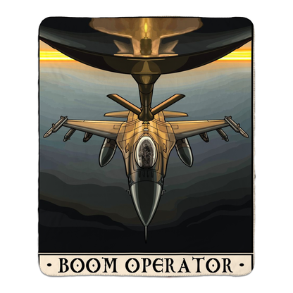 Boom Operator Fleece Blanket