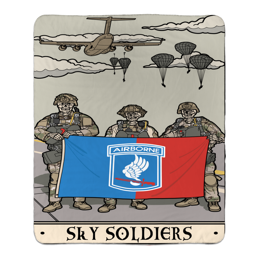 Sky Soldiers Fleece Blanket