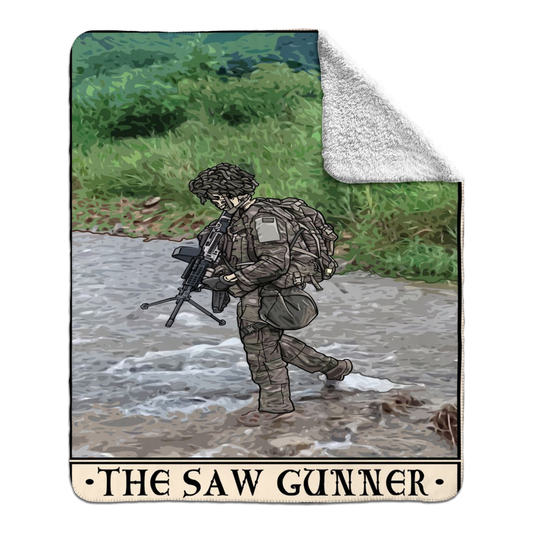 SAW Gunner Fleece Blanket
