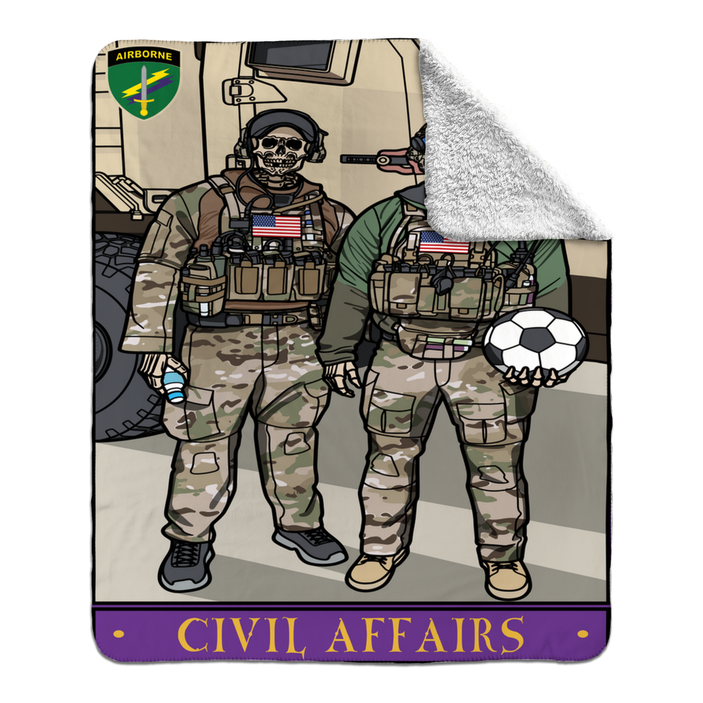 Civil Affairs Fleece Blanket