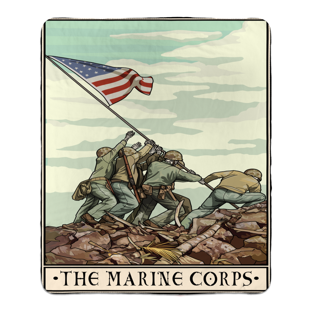 USMC Fleece Blanket pltdaddy