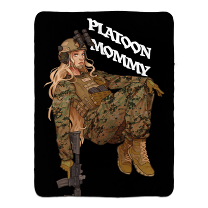 Marine Mommy Fleece Blanket