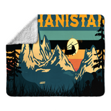 Afghanistan Sunset Fleece Blanket