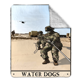 Water Dogs Fleece Blanket
