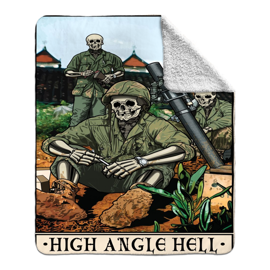 High Angle Hell Fleece Blanket