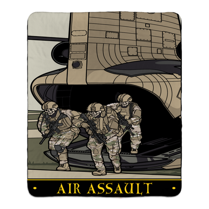 Air Assault Fleece Blanket