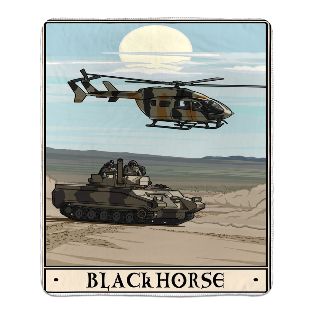 Blackhorse Fleece Blanket