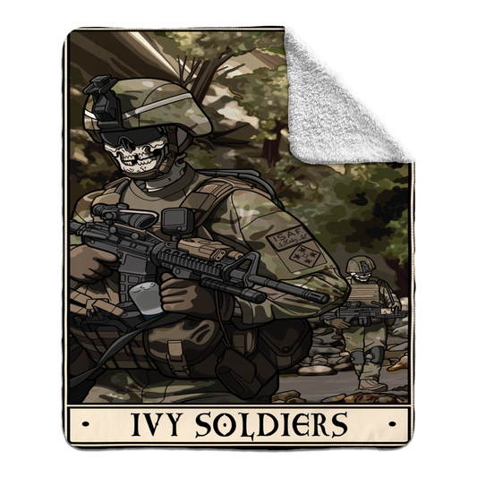 Ivy Soldiers Fleece Blanket