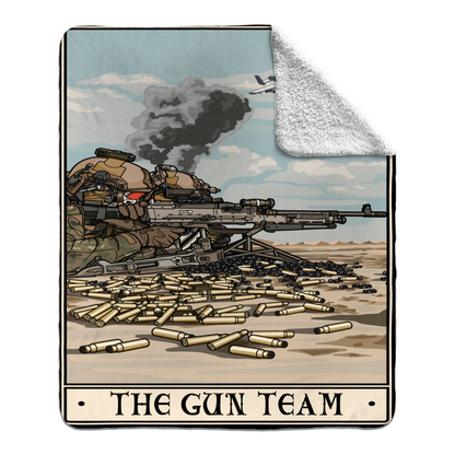 Gun Team Fleece Blanket