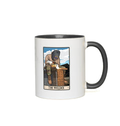 Welder Mug - 11 oz / White with Black Accents