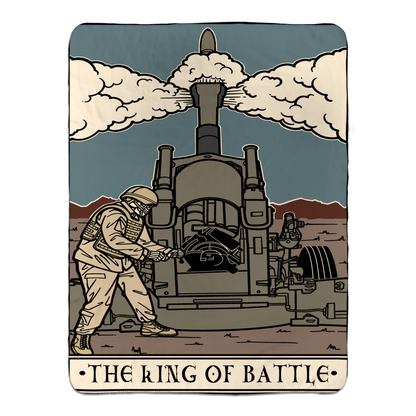 King Of Battle Fleece Blanket