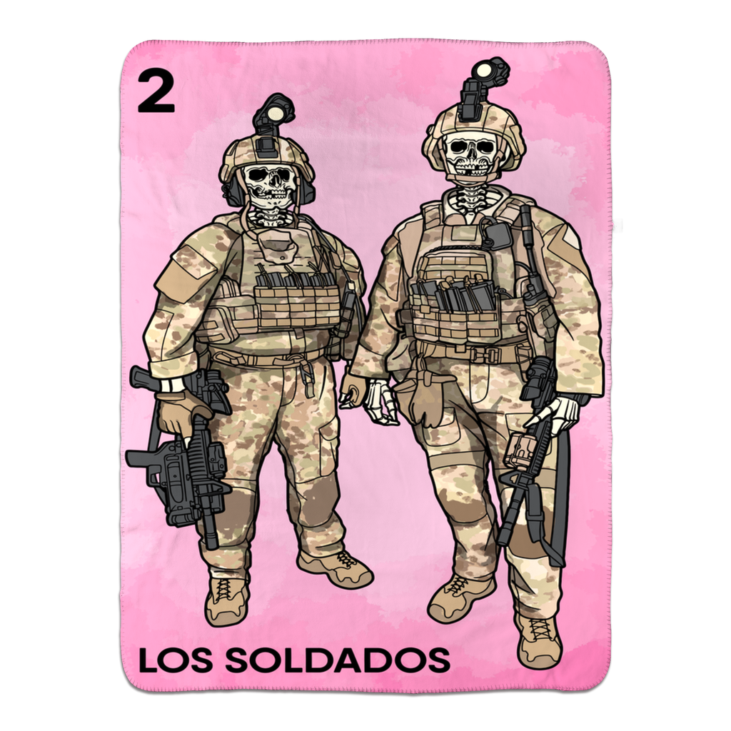 Los Soldados Fleece Blanket