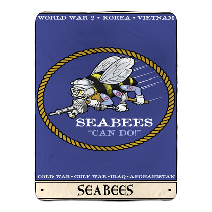 Seabees Fleece Blanket